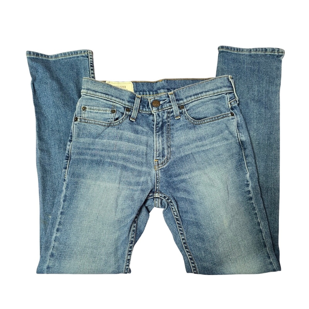 Hollister California Skinny Jean Denim Y2K VTG Pants Grunge Blue Size 28x30